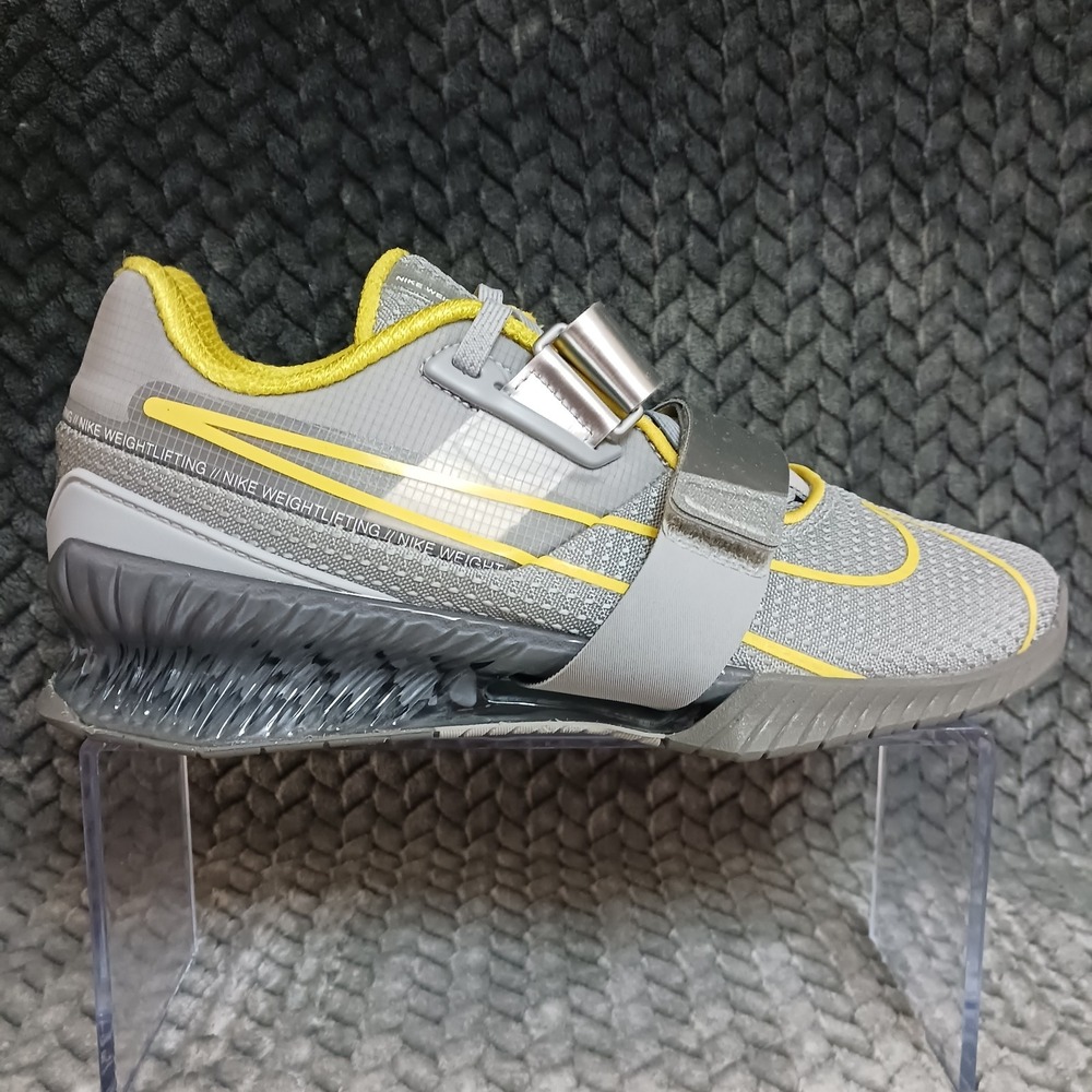 Nike Romaleos 4 Wolf Grey Lightening Men's Weightlifting Sneaker Shoes Size 6.5 - Picture 6 of 9